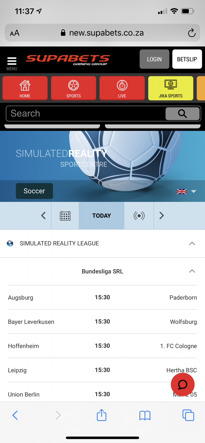 Simulated Reality Soccer